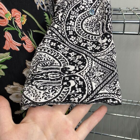 Anthropologie Tiny Women's Lacona Popover Top Size S Floral Boho Colorful Flowy - Picture 5 of 11